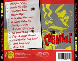 WSRC126 - The caravans - Gasoline and Gunfire CD back