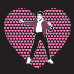 Elvis Heart T-Shirt Design